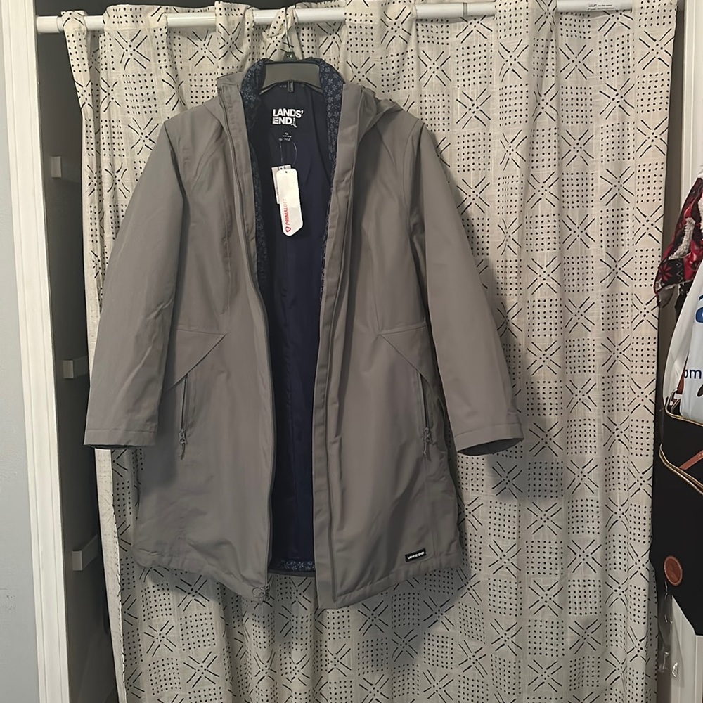 Lands’ End Women’s Coat 1x NWT